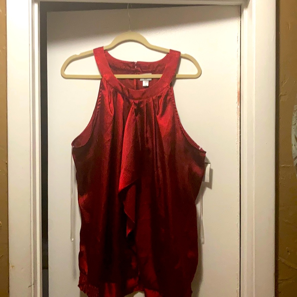 Holiday Ruffle Blouse